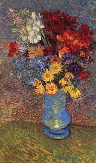 Vincent Van Gogh Stilleben einer Vase mit Margeriten und Anemonen